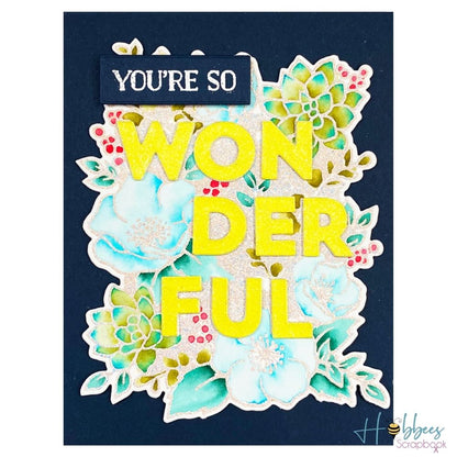 Hydrangea Embossing Powder / Polvo de Embossing Azul Arena Opaco Polvos de Embossing Wow!