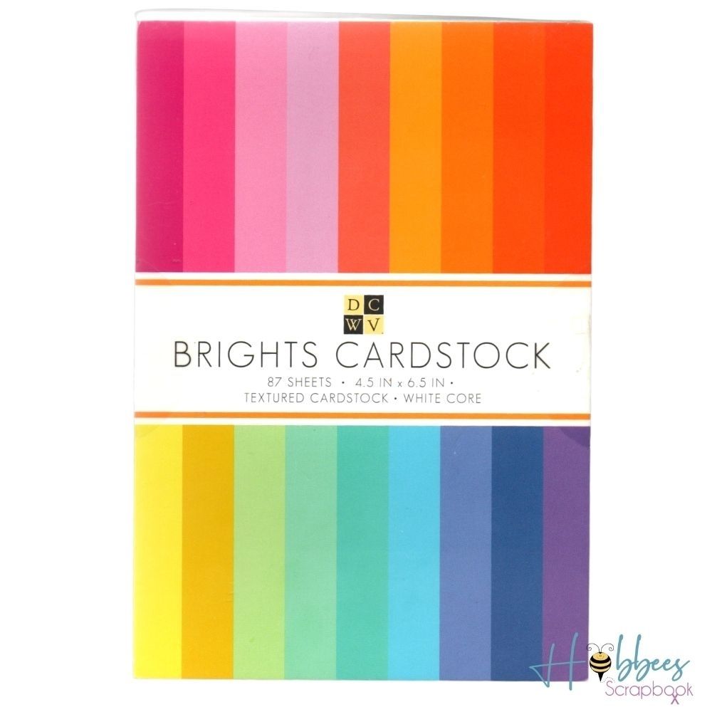 Bright Cardstock 4.5 x  6.5" / Block de Cartulina Colores Brillantes