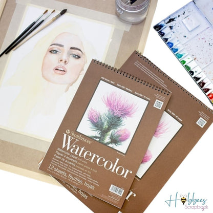 Strathmore Watercolor Paper Pad 9 x 12" / Papel para Acuarela Papel para Arte Strathmore