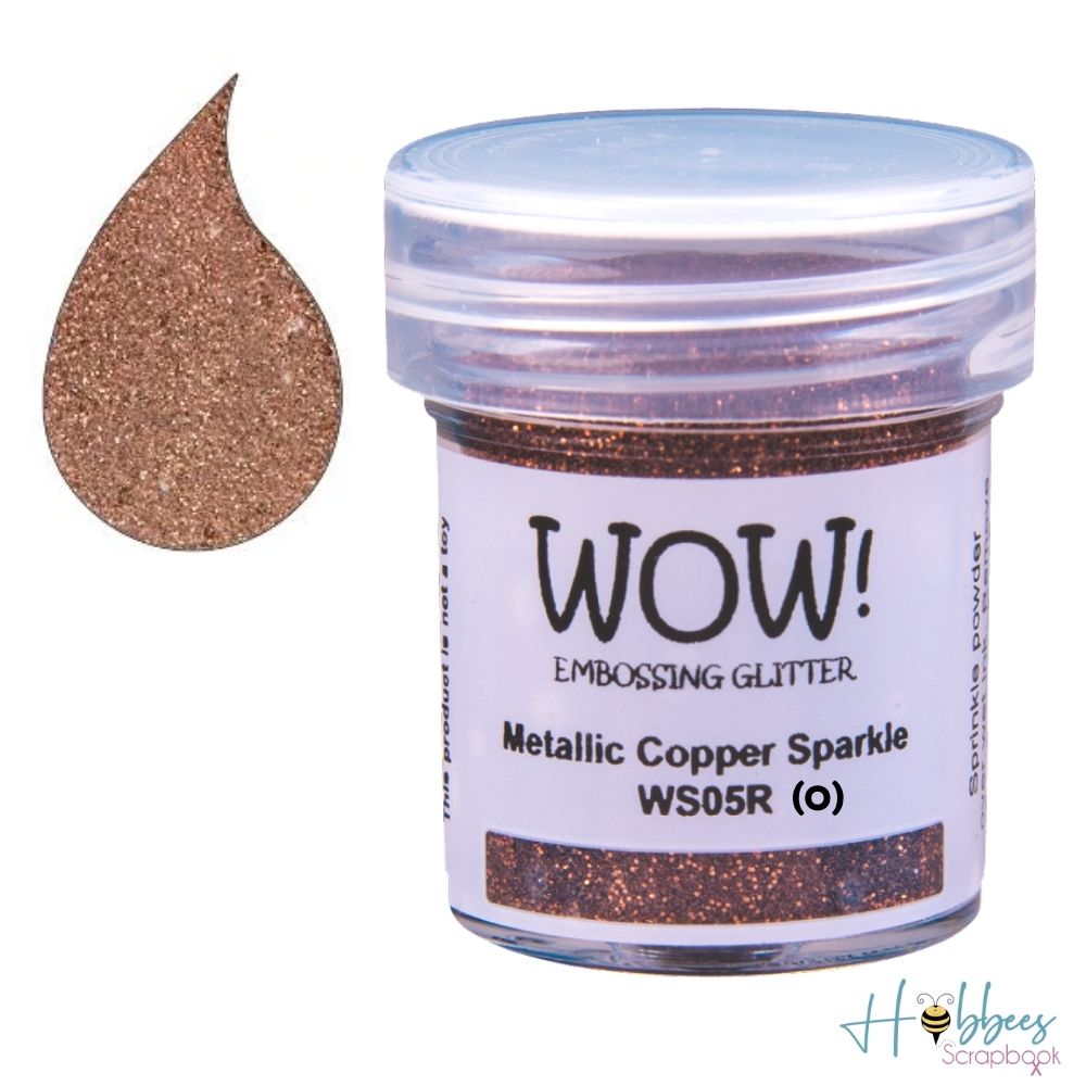 Metallic Copper Sparkle Embossing Powder / Polvo de Embossing Cobre Brilloso