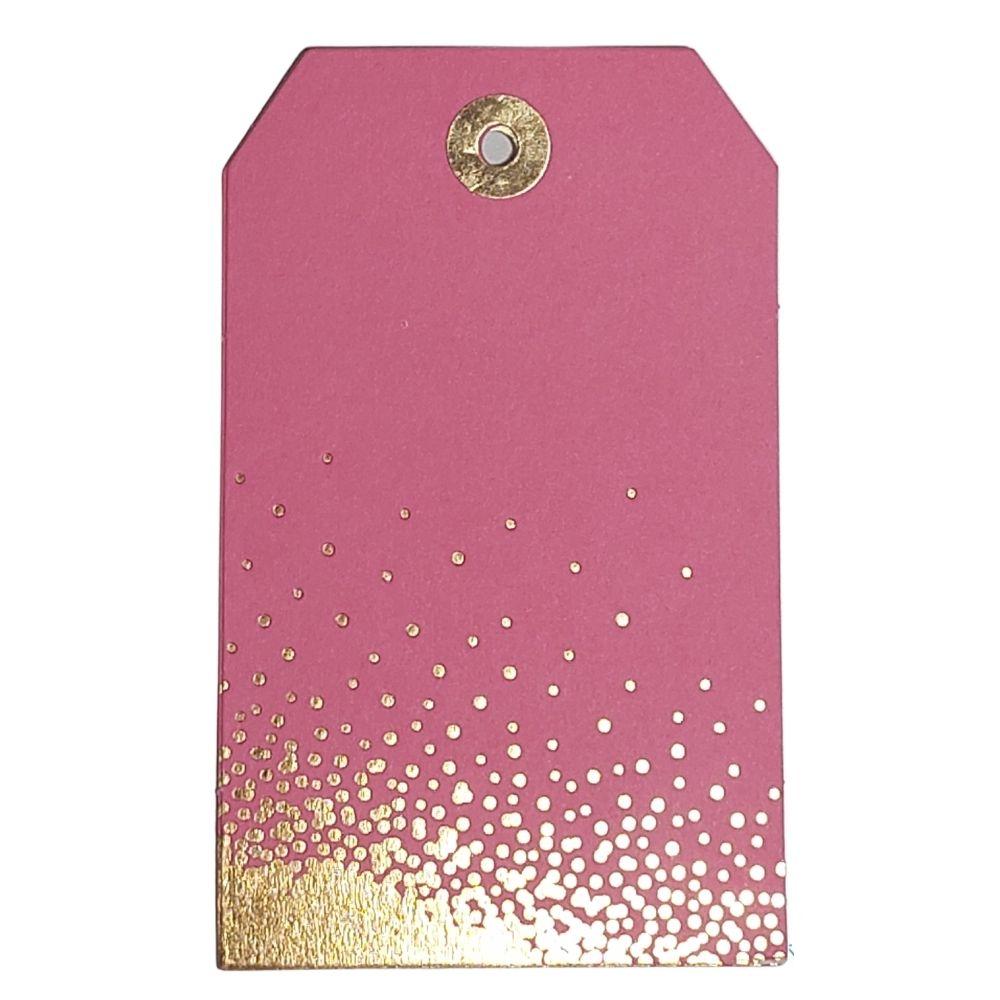 Tags Bits / 10 Etiquetas Grandes en Tonos Rosas Adornos / Embellishments American Crafts