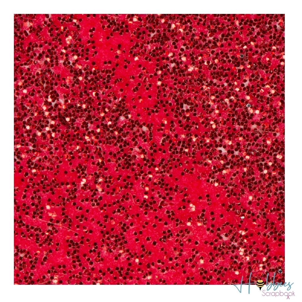 Red Glitz Embossing Powder / Polvo de Embossing Rojo Brilloso