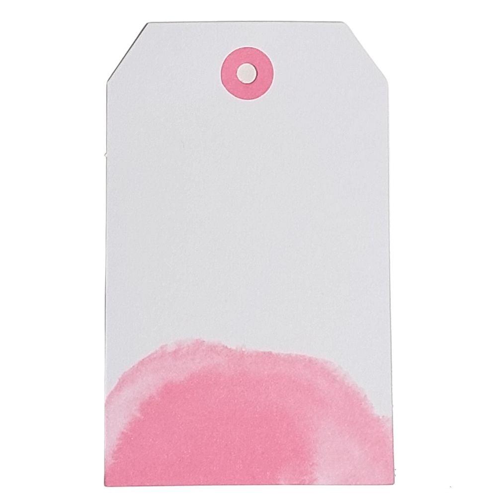 Tags Bits / 10 Etiquetas Grandes en Tonos Rosas Adornos / Embellishments American Crafts