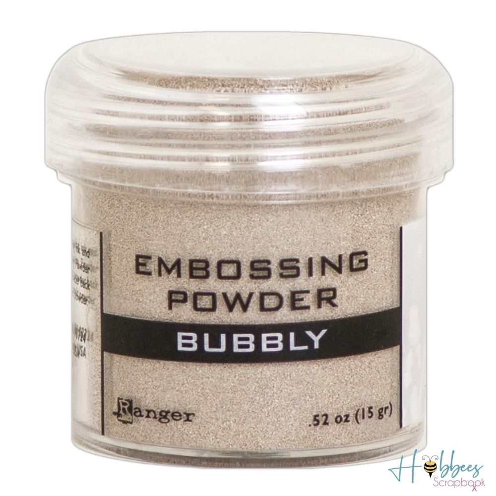 Bubbly Embossing Powder / Polvo de Embossing Blanco Ahuesado