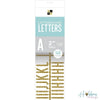 DC Letterboard 2&quot; Letters Glitter Gold / Letras Purpurina Dorada Para Tablero