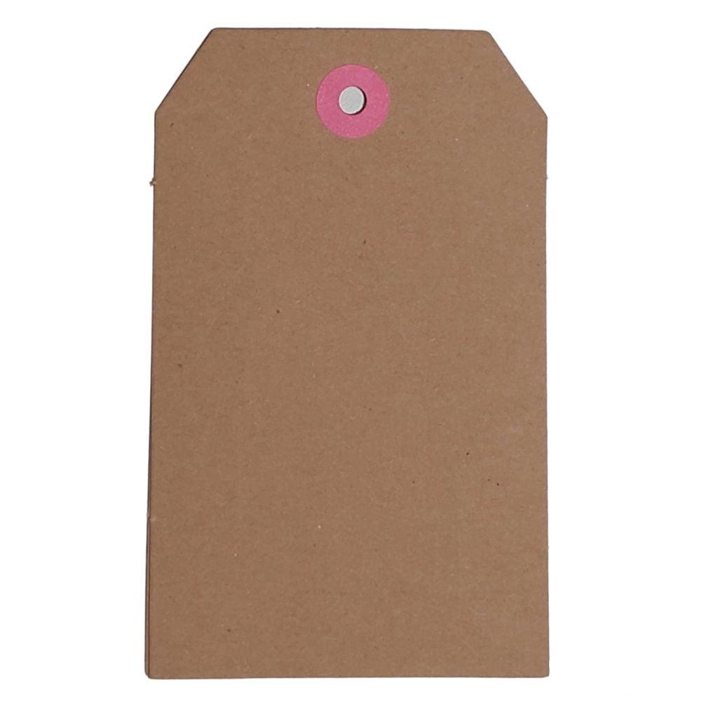 Tags Bits / 10 Etiquetas Grandes en Tonos Rosas Adornos / Embellishments American Crafts