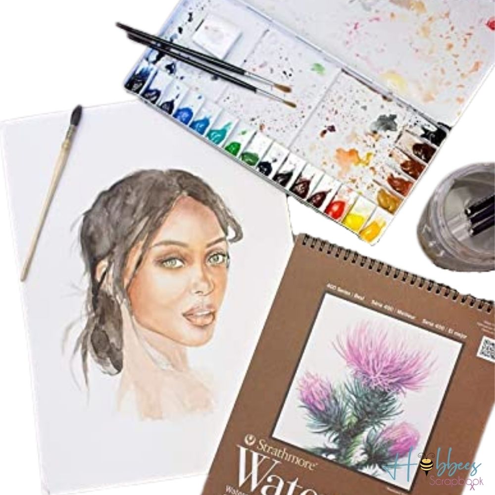 Strathmore Watercolor Paper Pad 9 x 12" / Papel para Acuarela Papel para Arte Strathmore