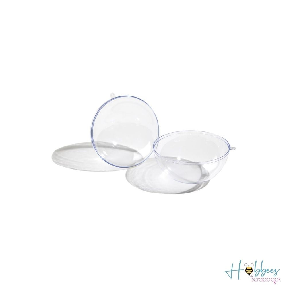 Hanging Ball Ornament 10cm Clear / Esferas de Plástico Transparentes Descontinuado Cousin
