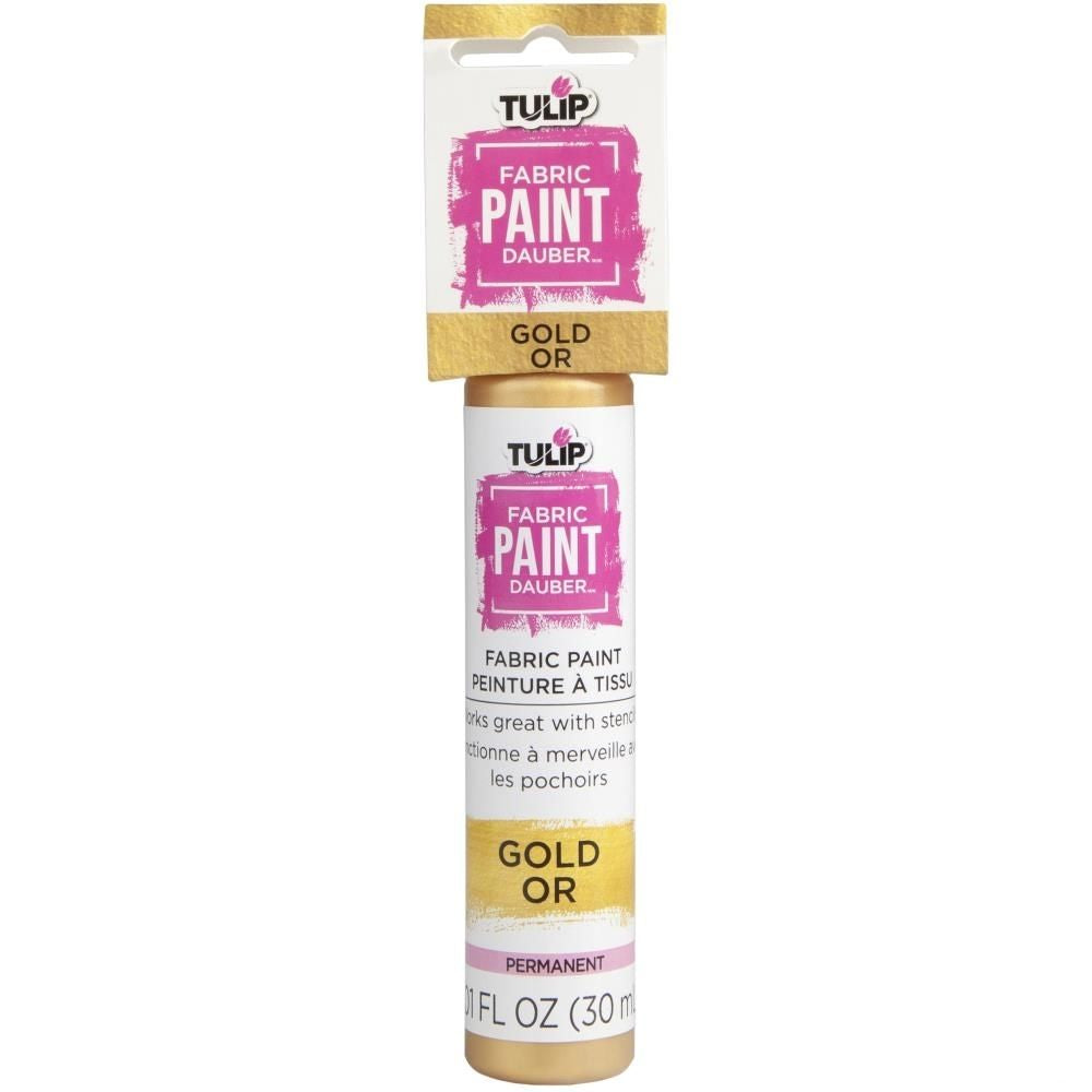 Tulip Fabric Paint Dauber Gold / Pintura para Tela Oro Pintura para Tela Tulip