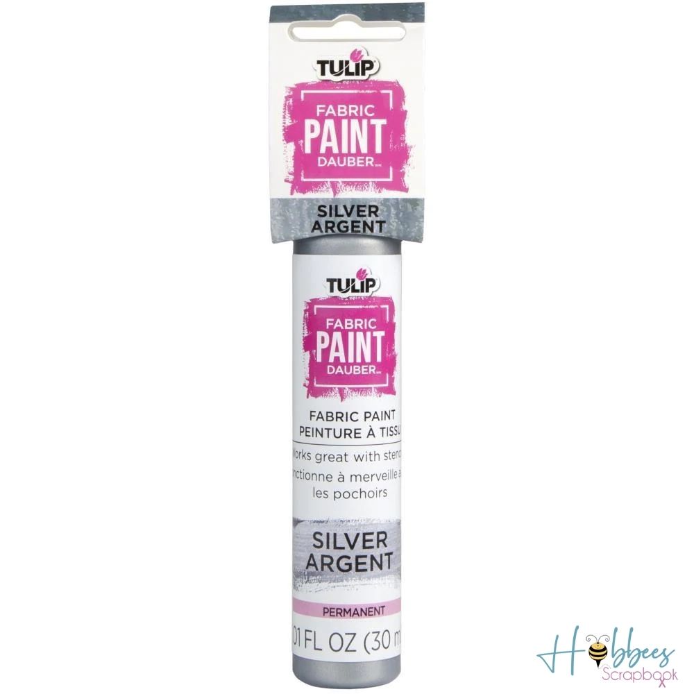 Tulip Fabric Paint Dauber Silver / Pintura para Tela Plata