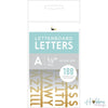 DC Letterboard 1/2&quot; Letters Gold / Letras Doradas Para Tablero