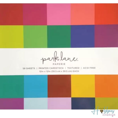Cardstock Stack Jewels / Block de Cartulina Texturizada Descontinuado Park Lane