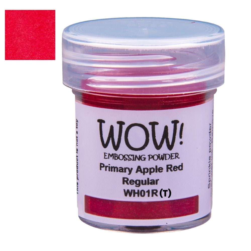 Apple Red Embossing Powder / Polvo de Embossing Manzana Roja Translúcido Polvos de Embossing Wow!