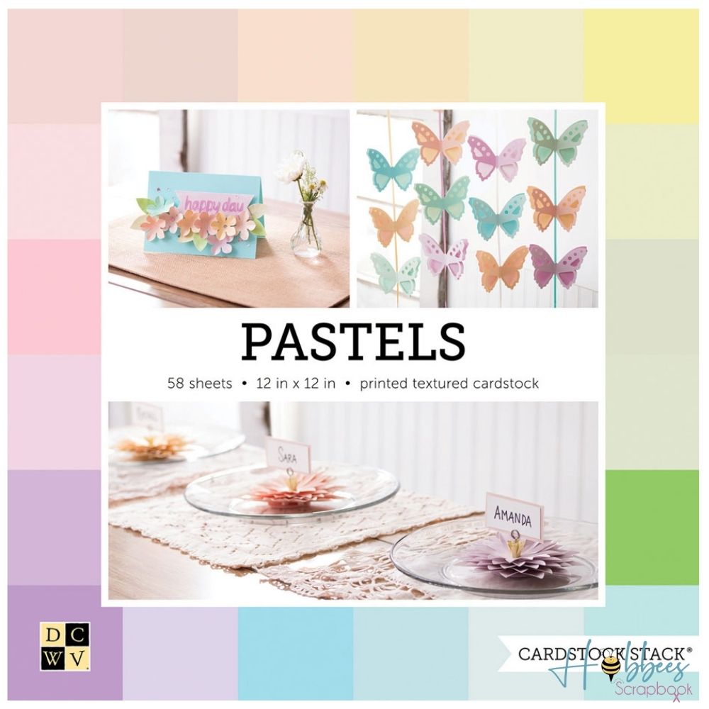 Cardstock Pastels 12" / Block de Cartulina Colores Pastel
