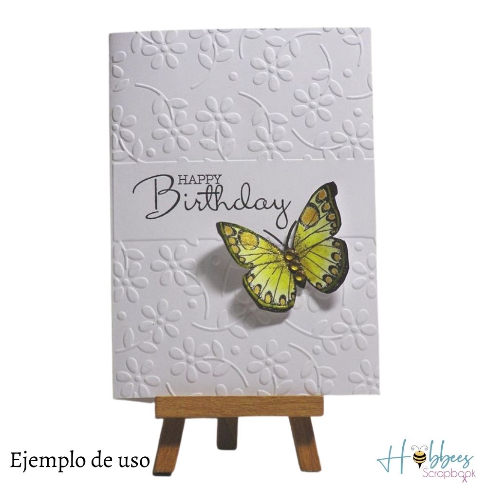 Embossing Folder SpringTime / Folder De Grabado Tiempo De Primavera Descontinuado QuicKutz