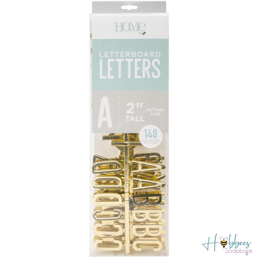 Gold 2" Letters / Letras Color Oro Para Tablero