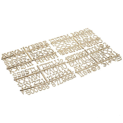 Gold 1" Letters / Letras Oro Para Tablero Descontinuado DCWV