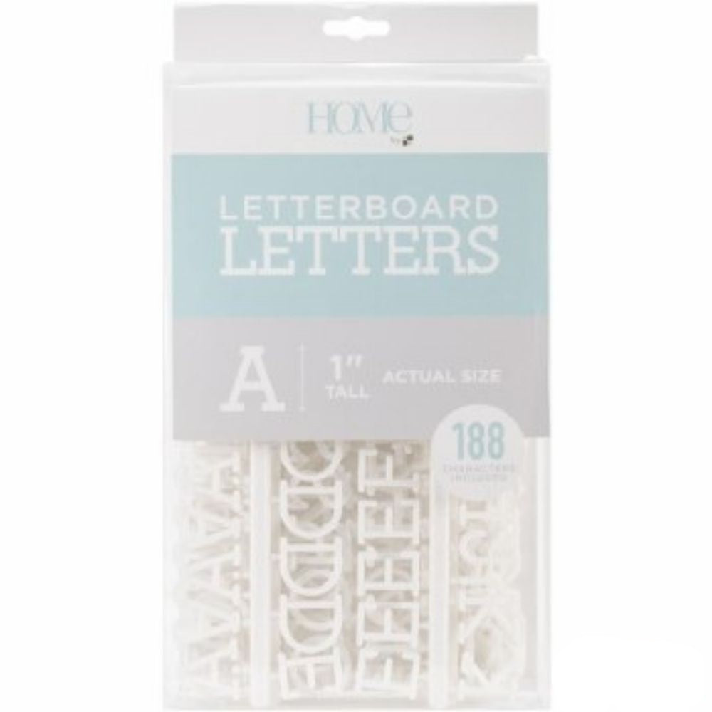 White 1&quot; Letters / Letras Blancas Para Tablero Accesorios DCWV