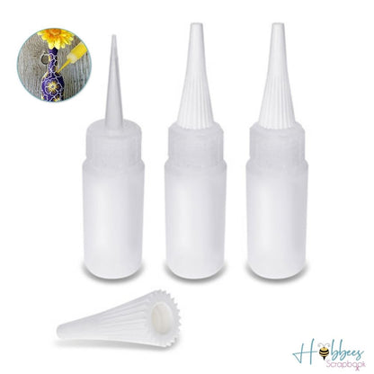 Needle Tip Bottles / 6 Botellas con Aplicador Punta Aguja Herramientas Darice