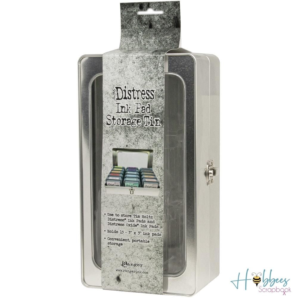 Tim Holtz Distress Ink Pad Tin / Organizador para Tintas Distress Almacenamiento y Organización Ranger