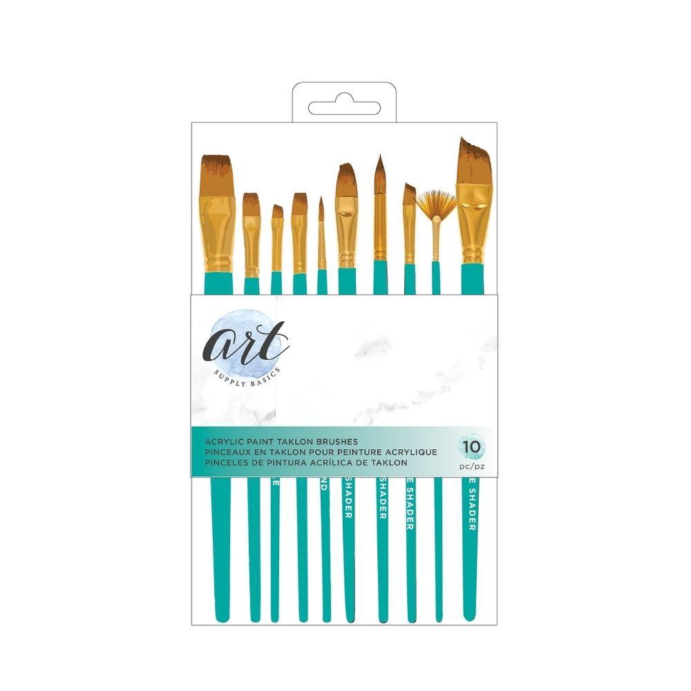 Air Supply Basics Paint Brushes Acrylic / Pinceles para Acrílico Pinceles y Brochas Art Supply Basics
