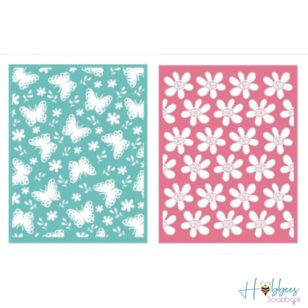 Embossing Folder SpringTime / Folder De Grabado Tiempo De Primavera Descontinuado QuicKutz