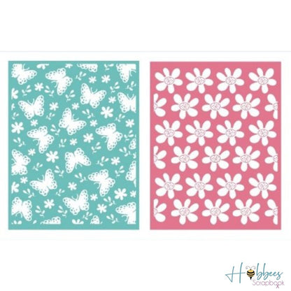 Embossing Folder SpringTime / Folder De Grabado Tiempo De Primavera Descontinuado QuicKutz