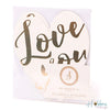2 Cards &amp; Envelopes Heart Love you / 2 Tarjetas de Corazón Te Amo y Sobres