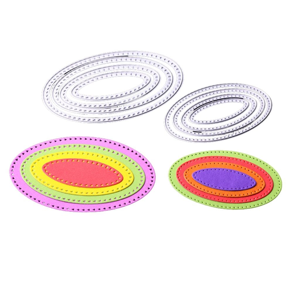 Suaje de Óvalos Medianos Dados de Corte / Suajes / Troqueles Hobbees