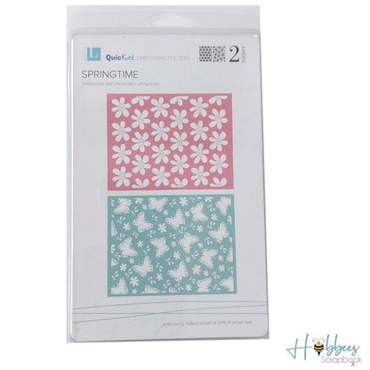 Embossing Folder SpringTime / Folder De Grabado Tiempo De Primavera Descontinuado QuicKutz