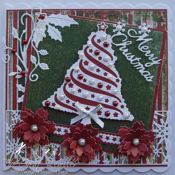 Suaje de Corte de Arbol de Navidad / Christmas Star Tree Dados de Corte / Suajes / Troqueles Cheery Lynn Designs