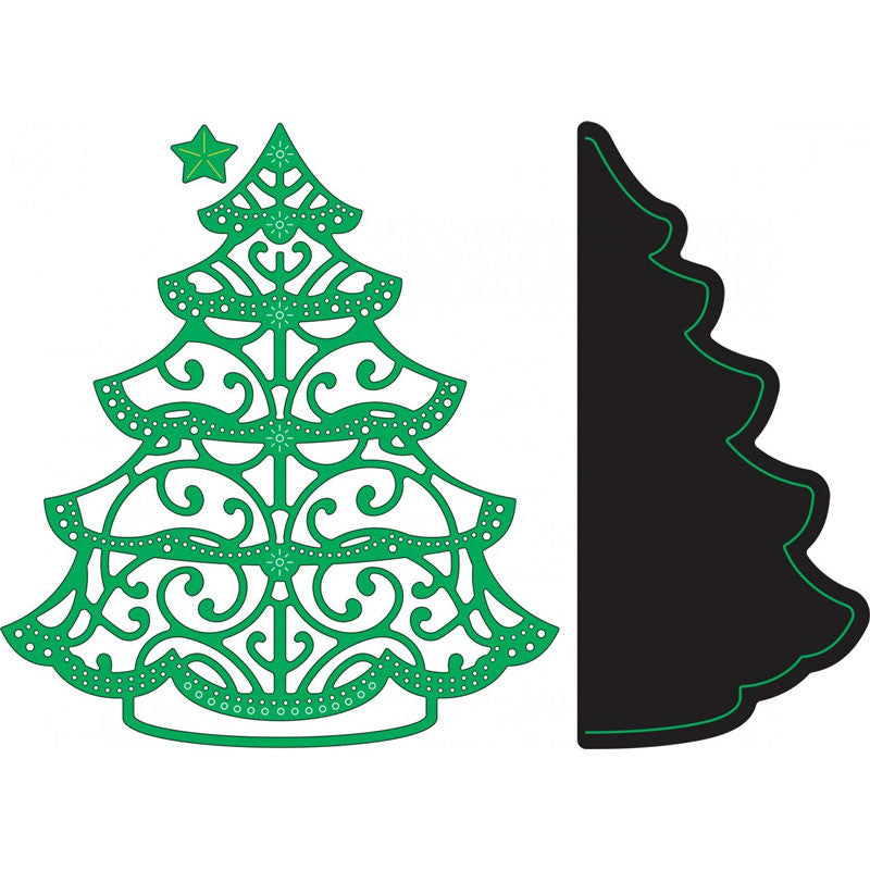 Suaje de Arbol de Navidad de Encaje / Lace Christmas Tree