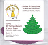 O Tannenbaum X-Mas Tree Die / Suaje de Corte de árbol de Navidad Exótico