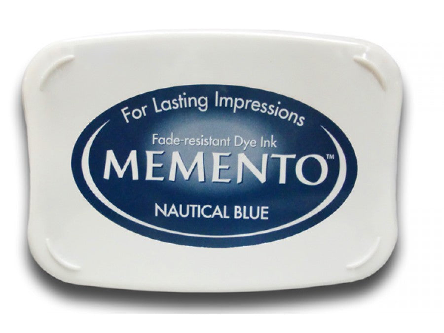 Nautical Blue Memento / Cojín de Tinta para Sellos Azul Oscuro