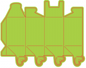 Suaje de Corte de caja de Perfume de Corazon / Tiffanys Perfume Box Descontinuado Cheery Lynn Designs