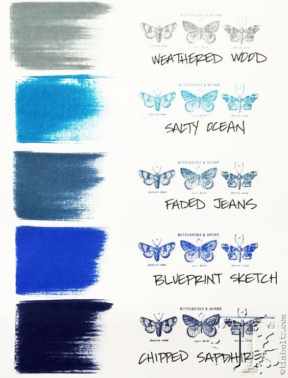 Tim Holtz -Distress Stain Blueprint Sketch / Tinta Azul
