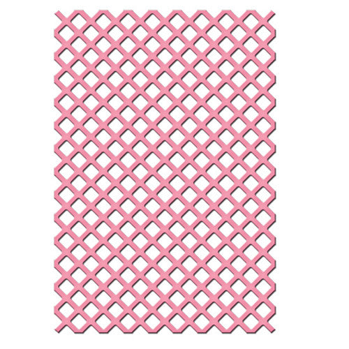Basic Lattice / Suaje de Corte de Fondo de Cuadros Descontinuado Spellbinders