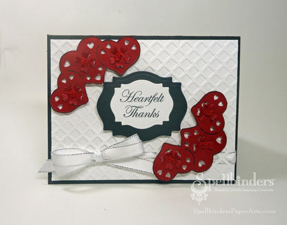 Basic Lattice / Suaje de Corte de Fondo de Cuadros Descontinuado Spellbinders