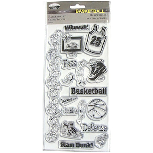 Basketball Stamps / Sellos de Polímero Basketball Descontinuado TPC Studio
