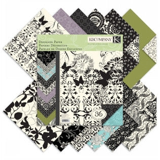 Block de Papel Blanco y Negro / Black Ivory Fusion Descontinuado K &amp; Company