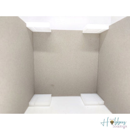 Esquineros Estabilizadores Para Cartonaje Acrílico Blanco Descontinuado Hobbees