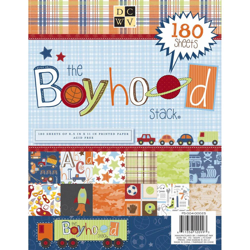 The Boy Hood Stack / Block de papel para Niños Descontinuado DCWV