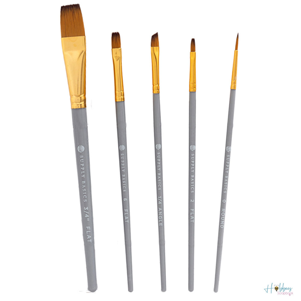 Basic Nylon Brushes Set / Set de Pinceles Nylon