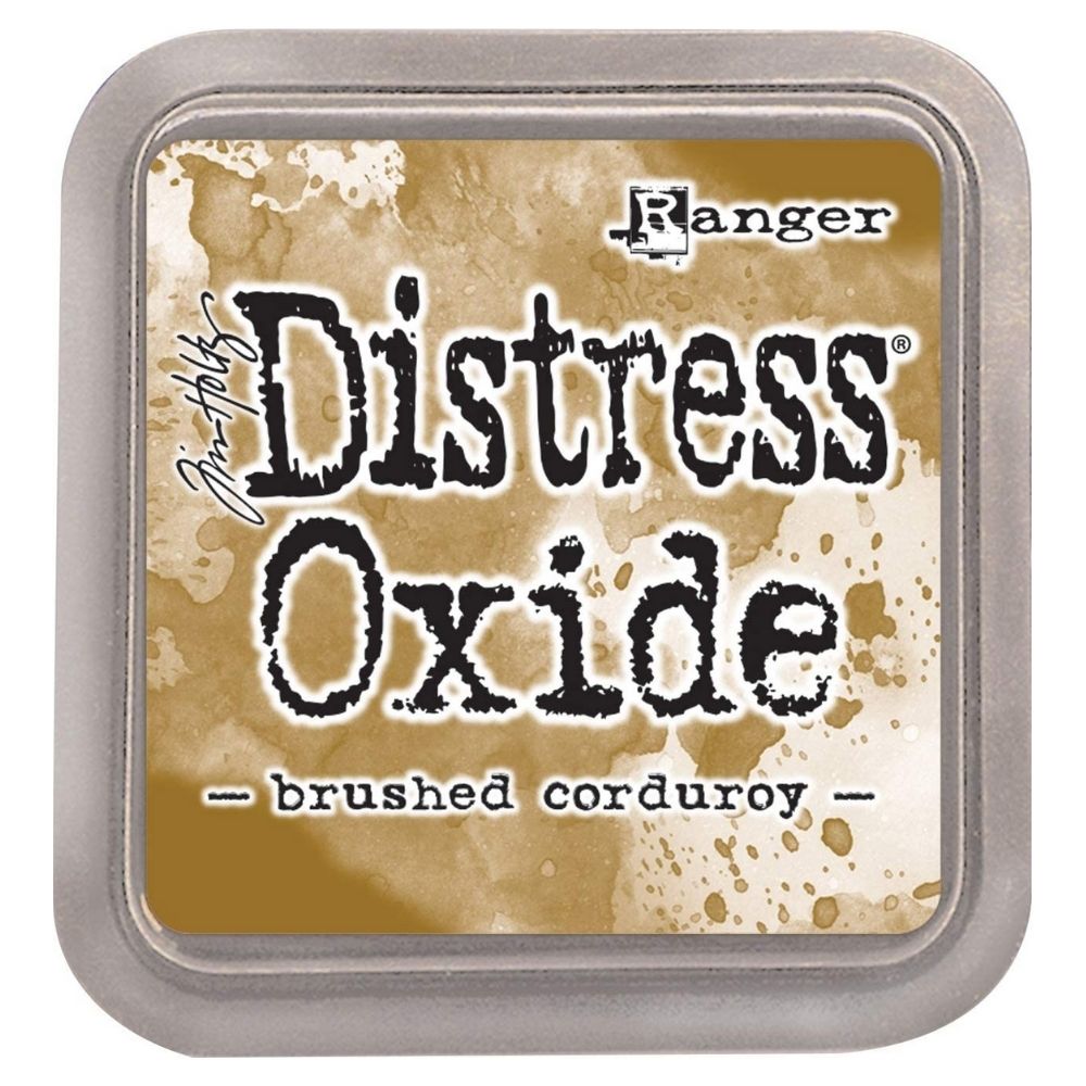 Tim Holtz Distress Oxide Brushed Corduroy / Cojin de Tinta Efecto Oxidado Café