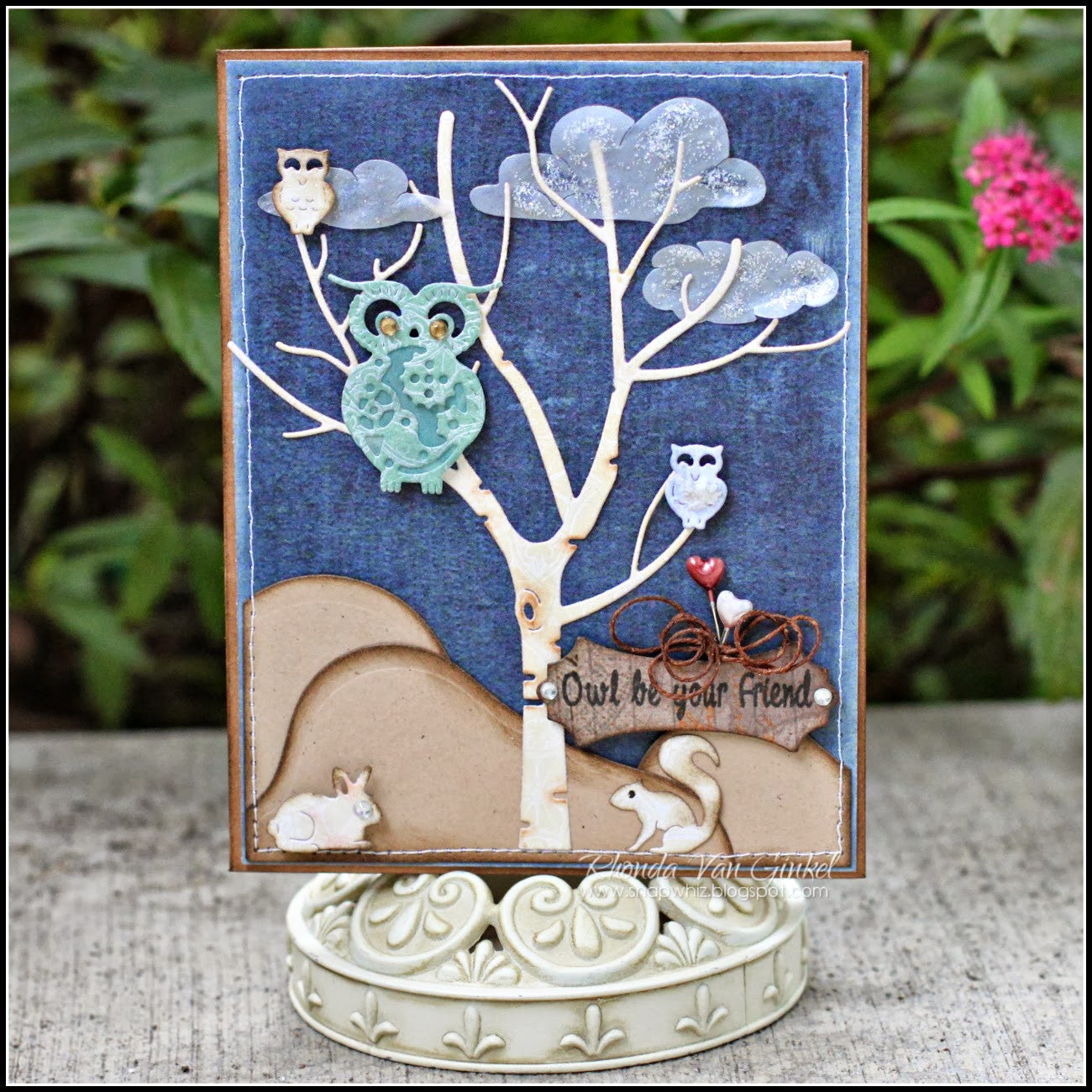 Suaje de Corte de Búho / Owls With Gears Dies Descontinuado Cheery Lynn Designs