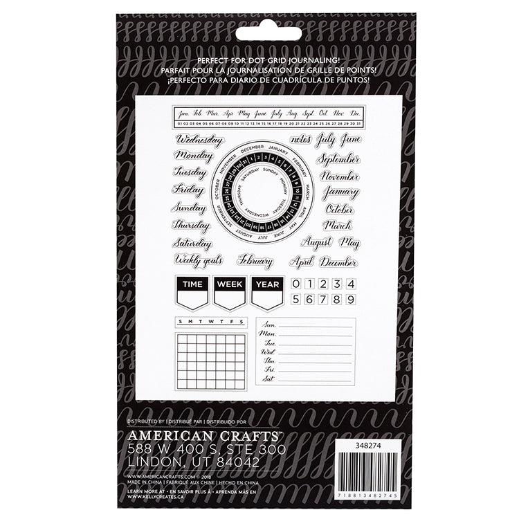 Kelly Creates Stamps Calendar /  Sellos de Calendario Descontinuado Kelly Creates
