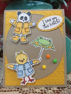 Clear Stamps Spring Short Stack / Sellos de Polímero Animales Descontinuado Stampendous