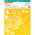 Self Adhesive Stencil Large Flower / Esténcil Autoadhesivo Flor Grande Descontinuado Darice
