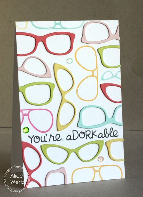 Glasses Wise Die / Suaje de Corte de Lentes Descontinuado Paper Smooches
