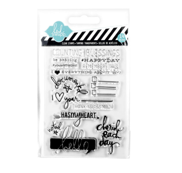 Cherish Clear Stamp / Sellos de Polímero Cherish Descontinuado Heidi Swapp